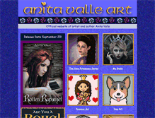 Tablet Screenshot of anitavalleart.com